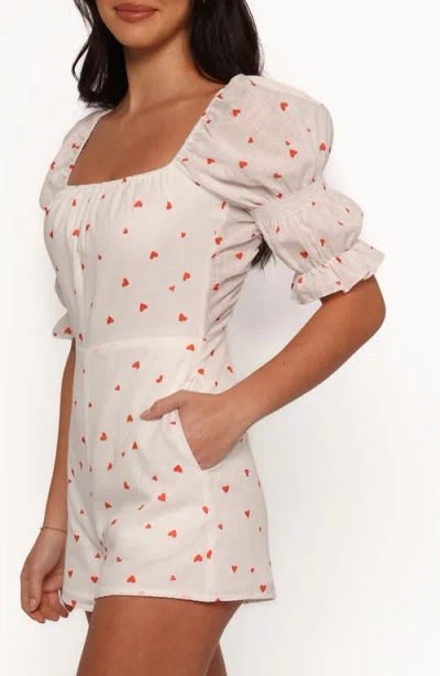 Petal And Pup Petal & Pup Emerson Cotton Romper In White