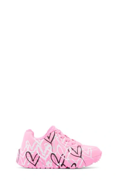 Skechers Kids' X Jgoldcrown Uno Lite Metallic Lover Platform Sneaker In Multi