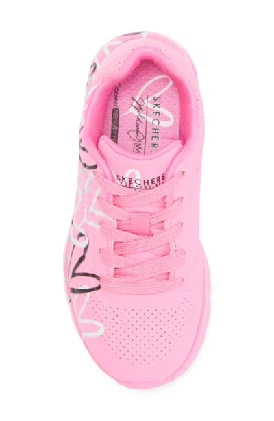 Skechers Kids' X Jgoldcrown Uno Lite Metallic Lover Platform Sneaker In Multi