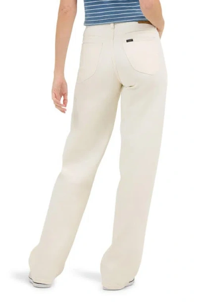 Lee Rider Loose Straight Leg Jeans In Vintage White