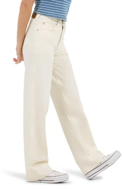 Lee Rider Loose Straight Leg Jeans In Vintage White