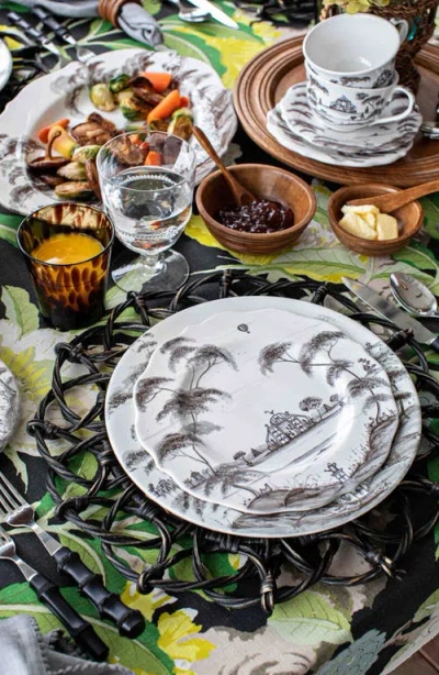 Juliska Country Estate Flint Dinner Plate Main House In Pewter