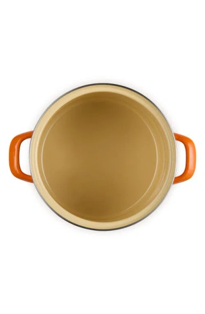 Le Creuset 6-quart Enameled Stainless Steel Stock Pot In Flame