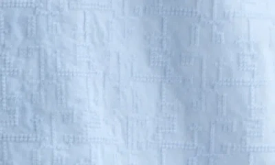Scotch & Soda Macys Cross-stitch Camp Shirt In Blue