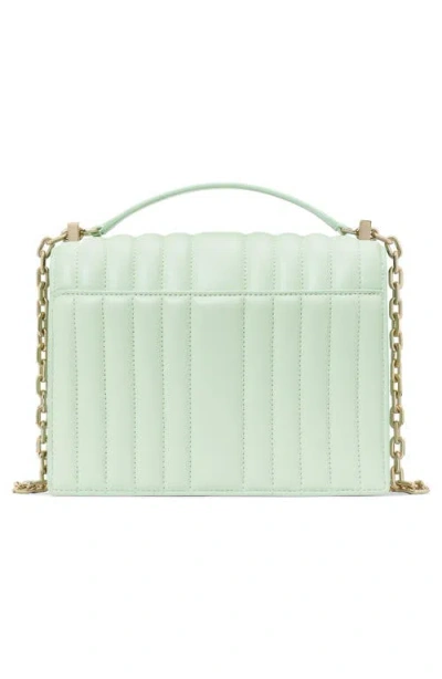 Kate Spade New York Deco Quilted Leather Convertible Crossbody Bag In Pistachio Ice
