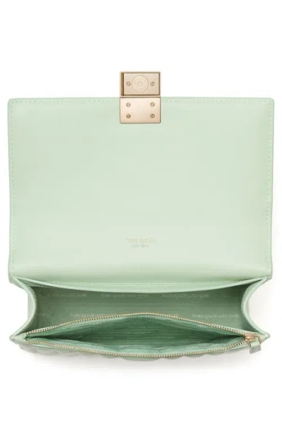 Kate Spade New York Deco Quilted Leather Convertible Crossbody Bag In Pistachio Ice