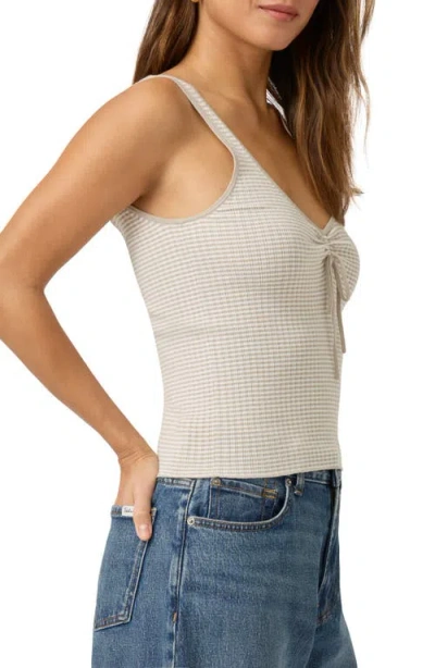 Splendid Saige Stripe Sweater Tank In Fawn Stripe