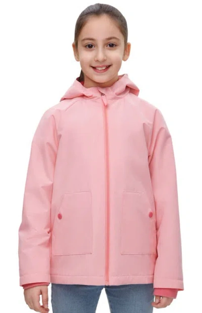 Rokka&rolla Kids' Ripstop Windbreaker Jacket In Pink