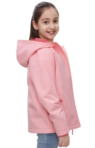 Rokka&rolla Kids' Ripstop Windbreaker Jacket In Pink