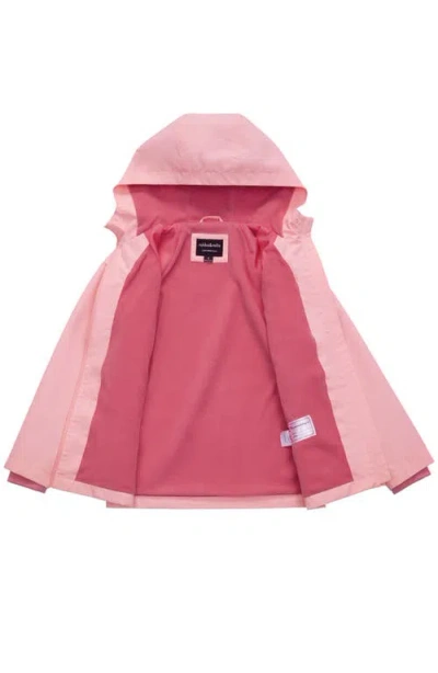 Rokka&rolla Kids' Ripstop Windbreaker Jacket In Pink