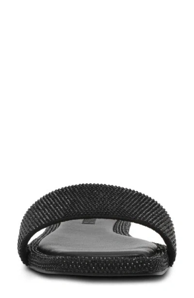 Steve Madden Lumina Slide Sandal In Black