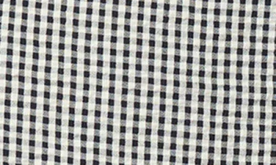 Joe's Jeans The Drew Gingham Cotton Minidress In Black/white Gingham