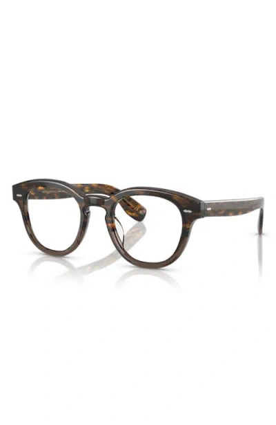 Oliver Peoples 50mm Pillow Optical Glasses In Sedona Red/taupe/demo Lens