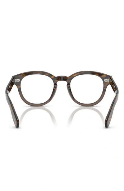 Oliver Peoples 50mm Pillow Optical Glasses In Sedona Red/taupe/demo Lens
