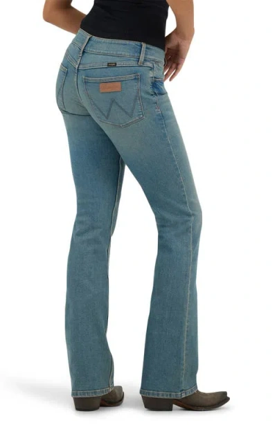 Wrangler Low Rise Bootcut Jeans In Jasper
