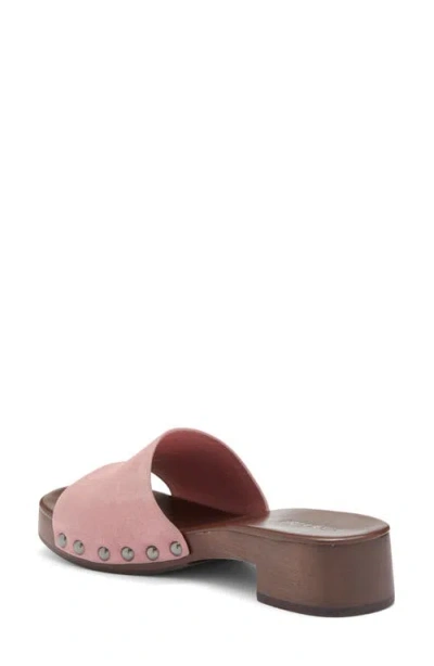 Jeffrey Campbell Cambrie Slide Sandal In Dusty Lavender Suede