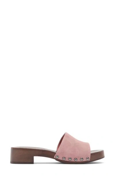 Jeffrey Campbell Cambrie Slide Sandal In Dusty Lavender Suede