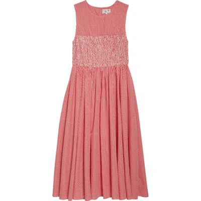 Mille Coco Dress Red Gingham In Red Gingham