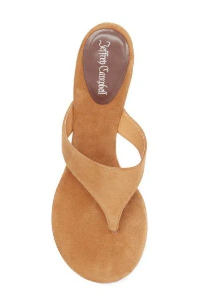 Jeffrey Campbell Marilla Stiletto Sandal In Camel Suede