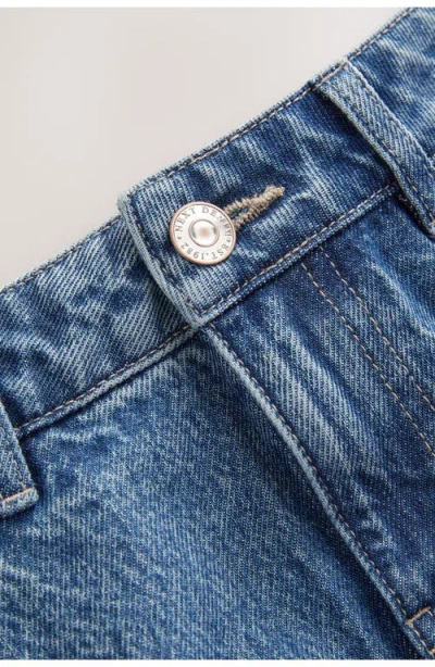 Next Puffball Denim Miniskirt In Blue