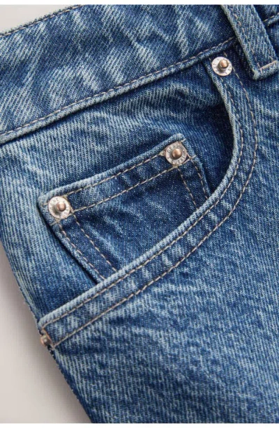 Next Puffball Denim Miniskirt In Blue
