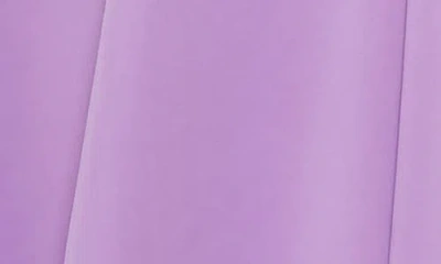 L I V D Bella Donna Long Sleeve Ribbon Tie Dress In Lilac
