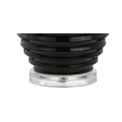 Jonathan Y Dylan 29.5" Ceramic Led Table Lamp In Black