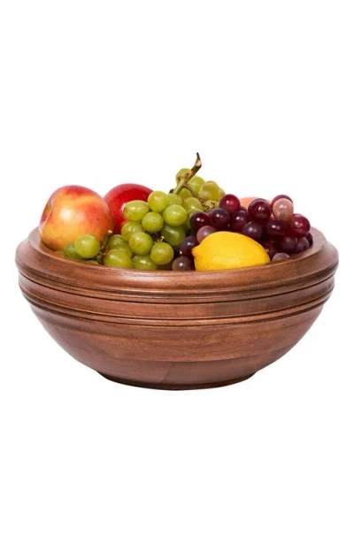 Juliska Bilbao Wood 12 Serving Bowl In Brown