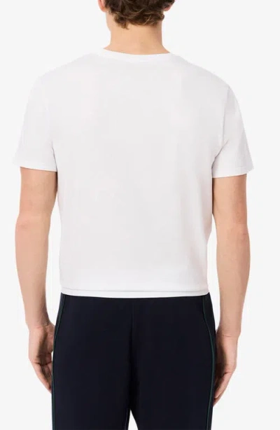 Lacoste 3-pack Cotton Crewneck T-shirts In White