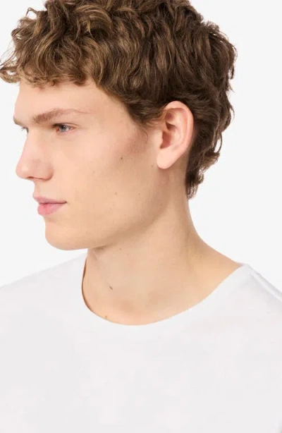 Lacoste 3-pack Cotton Crewneck T-shirts In White
