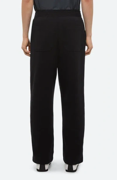 Helmut Lang Embossed Studio Sweatpants In Black