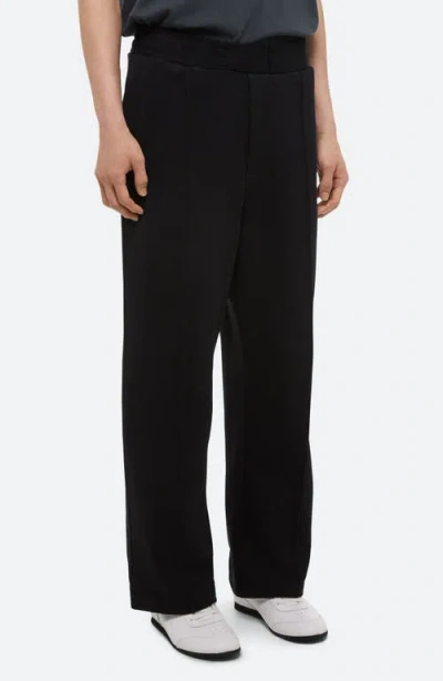 Helmut Lang Embossed Studio Sweatpants In Black