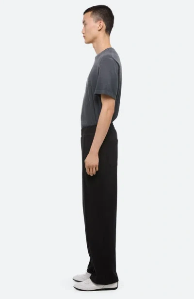 Helmut Lang Embossed Studio Sweatpants In Black