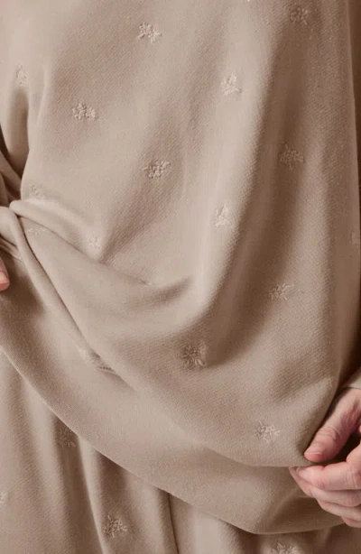 Splendid Elise Embroidered Oversize Sweatshirt In Fawn Floral