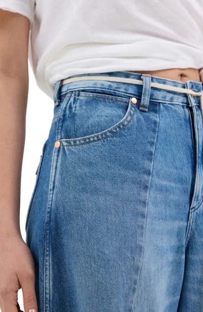 Wrangler Cowboy Frayed High Waist Barrel Jeans In Together Again