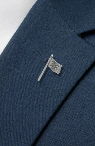 Cufflinks, Inc . 18th Hole Golf Pin In Silver