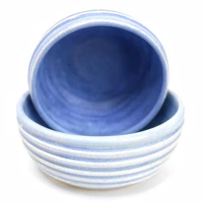 Mikkarbo Hunny Bowls In Blue