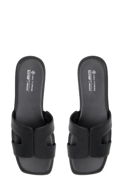 Call It Spring Haylee Slide Sandal In Black