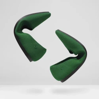 Vivaia Pointed-toe Ballet Flats In Forest Green