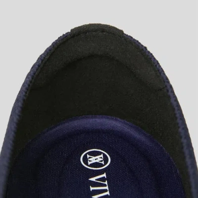 Vivaia Pointed-toe Ballet Flats In Navy