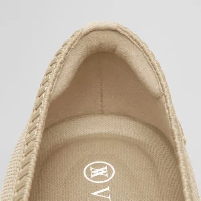 Vivaia Pointed-toe Ballet Flats In Almond