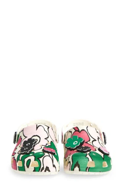 Crocs X Marimekko Classic Clog With Jibbitz™ Shoe Charms In Beige