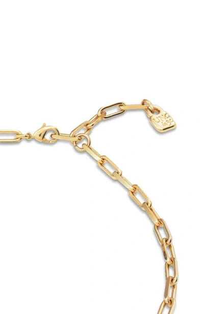 Unode50 18k Gold-plated Short Chain In Gold
