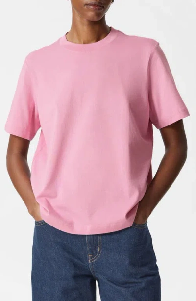 & Other Stories Crewneck T-shirt In Pink Light