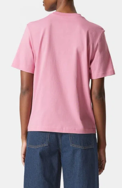 & Other Stories Crewneck T-shirt In Pink Light