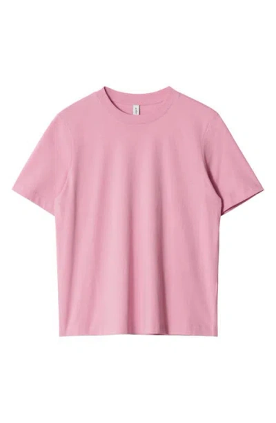 & Other Stories Crewneck T-shirt In Pink Light