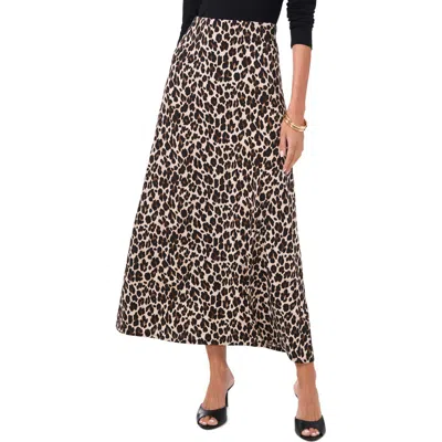 Vince Camuto A-line Midi Skirt In Rich Black