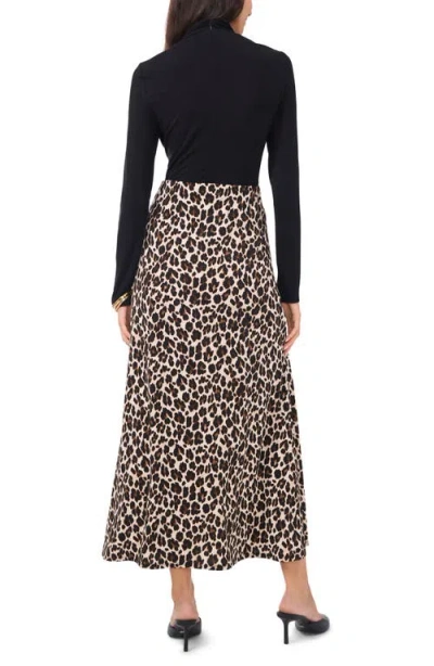 Vince Camuto A-line Midi Skirt In Rich Black