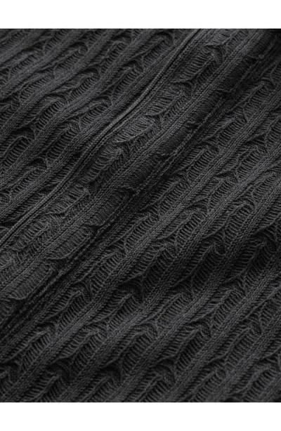 John Varvatos Grana Texture Polo In Black