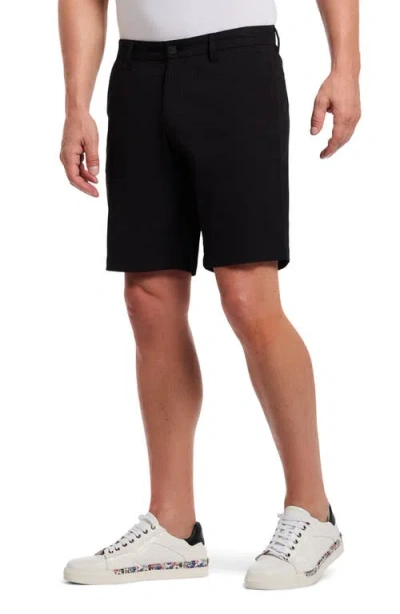 Robert Graham Thresher Seersucker Shorts In Black